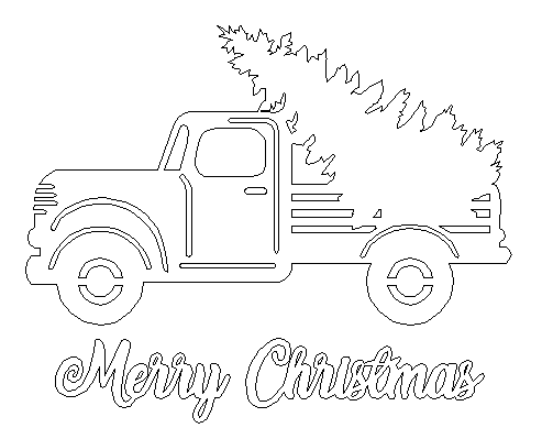 Merry Christmas with Truck
