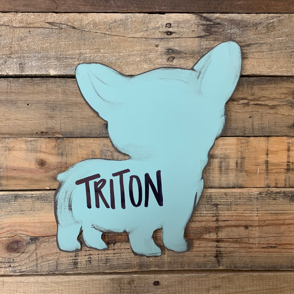 Corgi Dog, Paintable Shape, Unfinished Cutout, Craft Wood