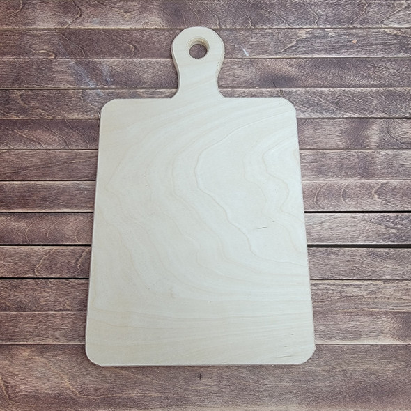 Creative Hobbies Small Unfinished Wooden Cutting Boards - Mini Charcuterie  for Decorating and Crafting, 9.25 H x 3.5 W x 1/4 Inches