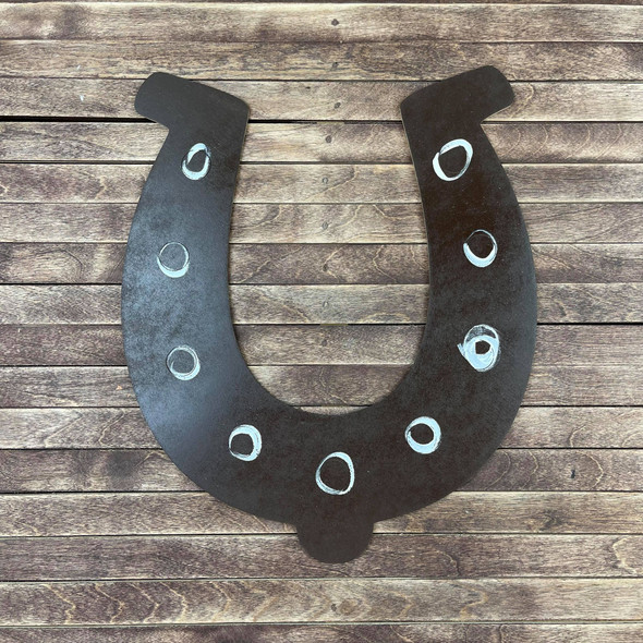 Horseshoe Design, Paint by Line, Wood Craft Cutout Horseshoe Design, Paint by Line, Wood Craft Cutout