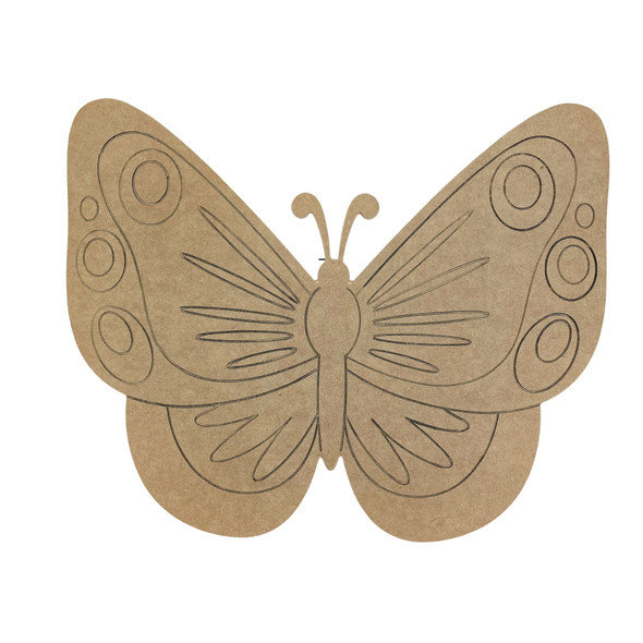 Monarch Butterfly, Insect Shape, Kids Craft Shape Line, Unfinished Craft Shape