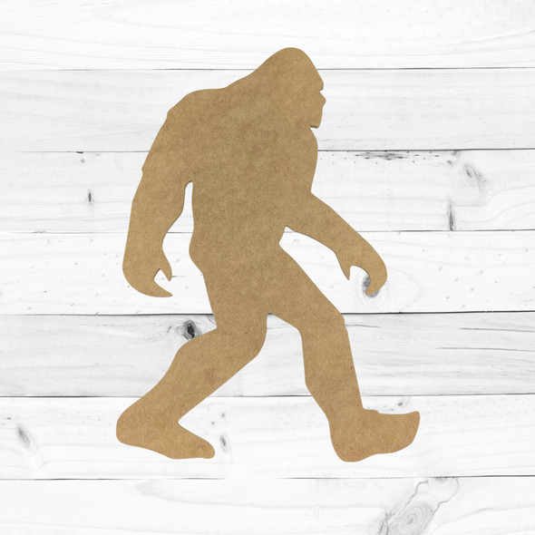 Bigfoot, Unfinished Wooden Craft Cutout