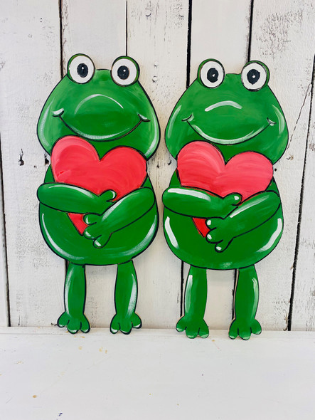 Finished Frog with Heart