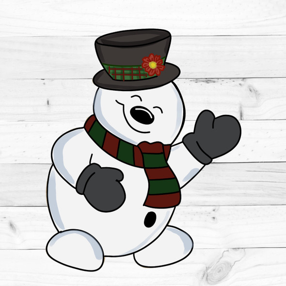 Snow Lady, Paint By Line MDF Wooden Craft, Unfinished Craft, DIY Craft Art, Unfinished Craft