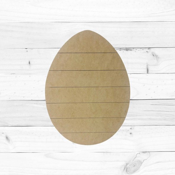 Unfinished Shiplap Egg