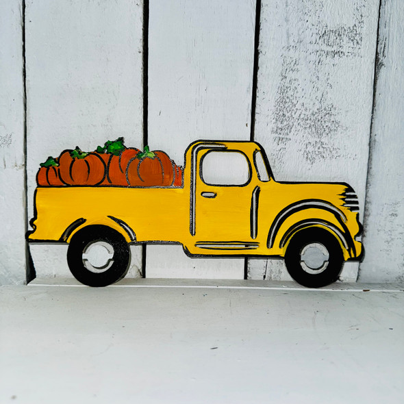 Finished Truck with Pumpkins