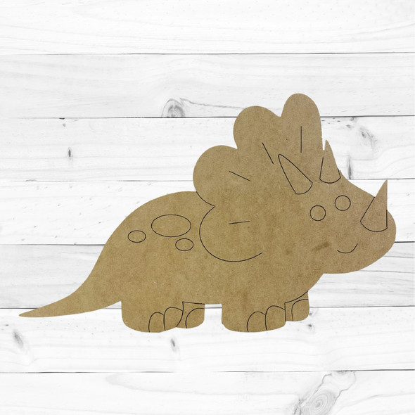Unfinished Baby Triceratops