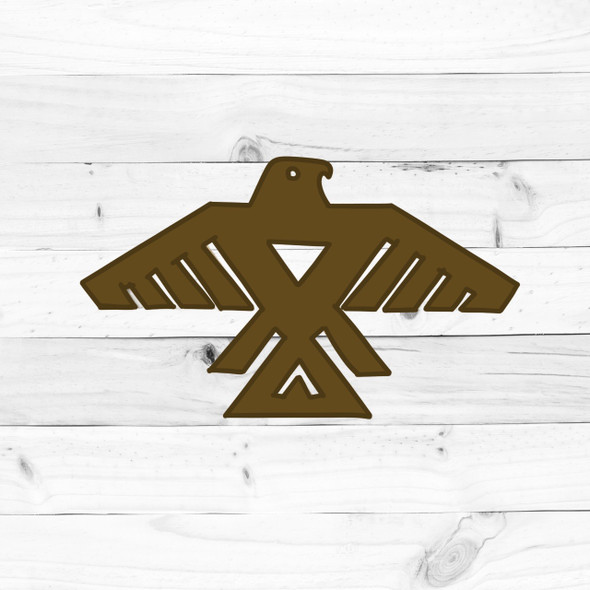 Thunderbird, Aztec Shape, Unfinished Wood Craft Shape