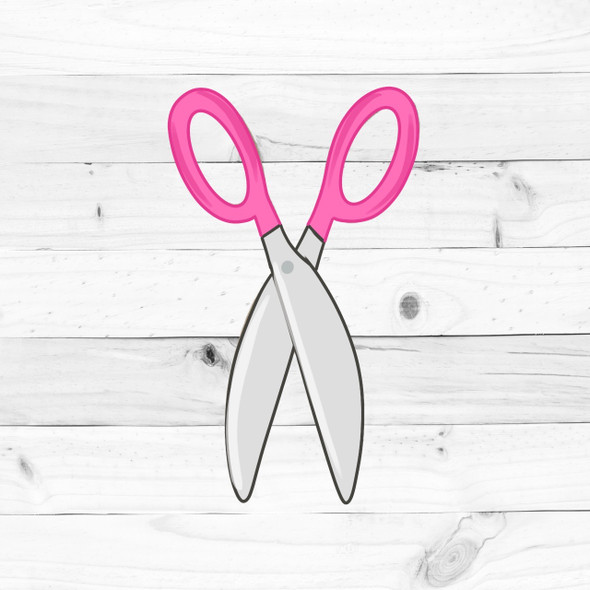 Fabric Scissors, Kids Cutouts, Kids Shape Unfinished Wood Cutout
