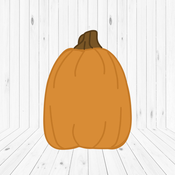Howden Biggie Pumpkin, Fall Shape Unfinished Wood Cutout, Paint by Line