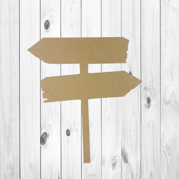 Oppositional Signs, Kids Shape Unfinished Wood Cutout, Paint by Line