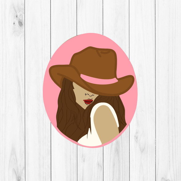 Beautiful Woman, Kids Shape Unfinished Wood Cutout