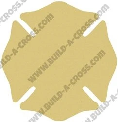 Maltese Cross 1 Unfinished Wooden Cross, Paint-able Wall Hanging