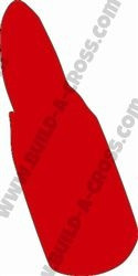 New York Lipstick Unfinished Cutout, Wooden Shape, Paintable Wooden MDF