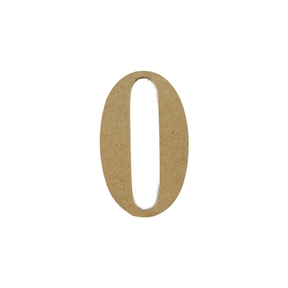 Times Numbers, Unfinished Wooden Numbers