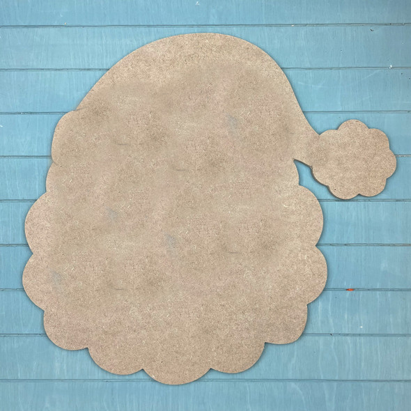 Jolly Santa Head, Christmas Craft Shape