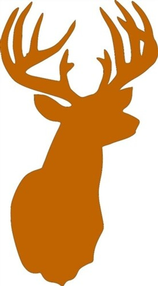 12 Point Buck Unfinished Cutout Paintable MDF DIY