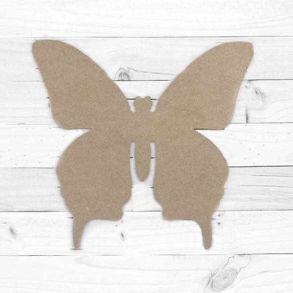 Butterfly Unfinished Cutout, Wooden Shape, Paintable  MDF DIY Craft