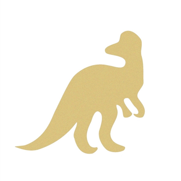 Dinosaur Raptor Unfinished Cutout, Wooden Shape, Paintable Wooden MDF