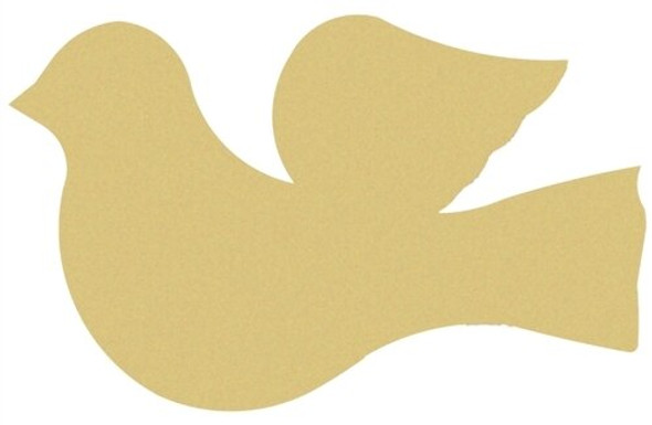 Dove Cut Out Unfinished Wooden Shape