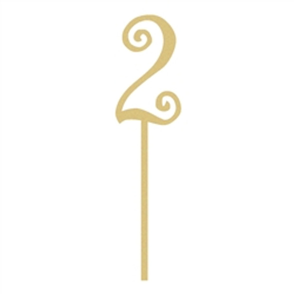 Curlz Number Cake topper With Stick Wooden Unfinished DIY Craft Curlz Number Cake topper With Stick Wooden Unfinished DIY Craft