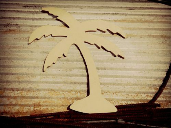 Palm Tree Unfinished Cutout Paintable Wooden MDF