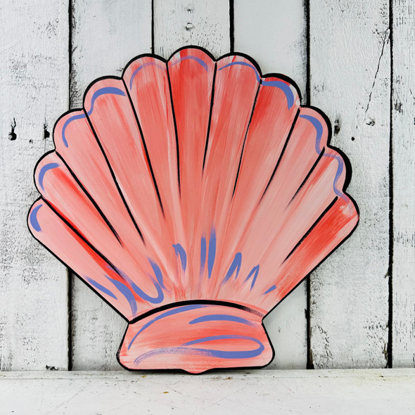 Sea Shell Unfinished Cutout, Wooden Shape, Paint-able Wooden MDF