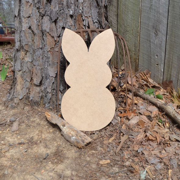 Snow Bunny Unfinished Cutout