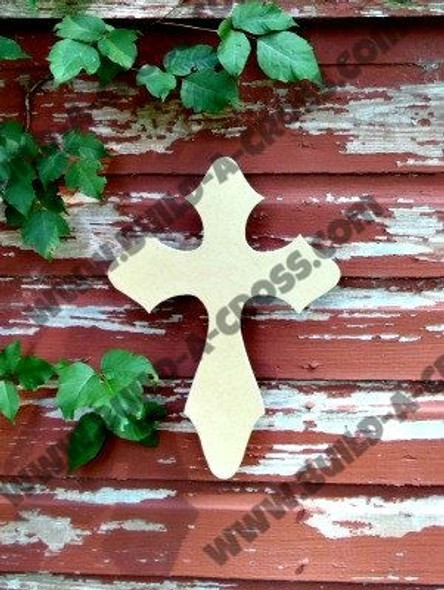 Cross 11 Unfinished Wooden Paint-able Wall Hanging Stackable