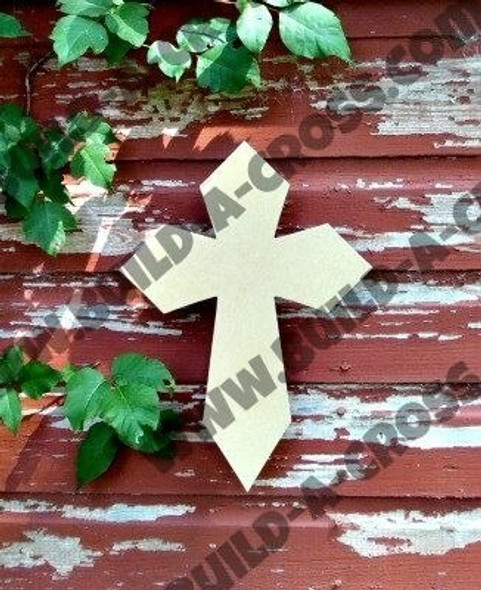 UNFINISHED WOODEN CROSS PAINTABLE WALL HANGING CROSS build-a-cross