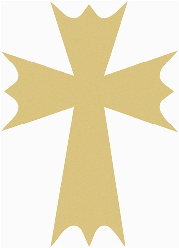 UNFINISHED WOODEN CROSS Paint-able WALL HANGING STACKABLE CROSS(49)