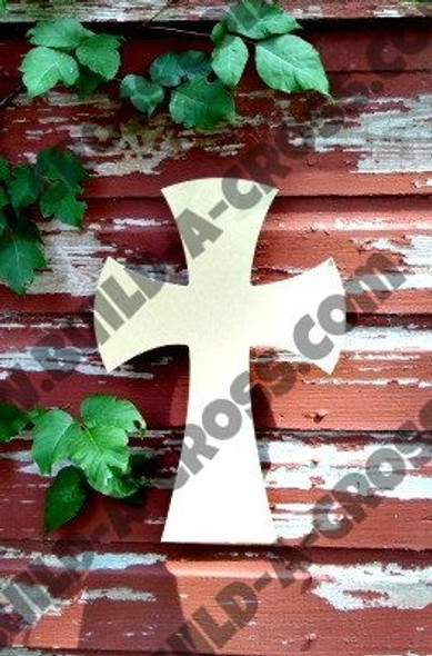 Unfinished Wooden Cross Paint-able Wall Hanging Stackable Cross 63