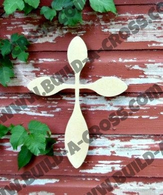Unfinished Wooden Cross Paint-able Wall Hanging Stackable Cross 31