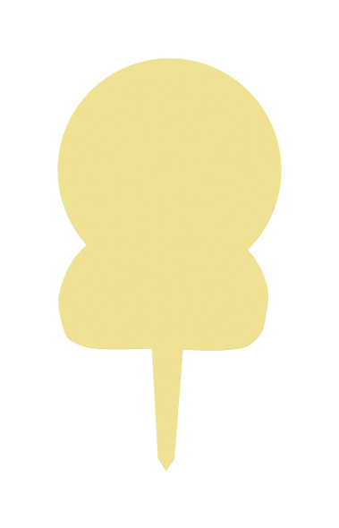 Unfinished outdoor DIY wooden yard art pattern snow globe sign