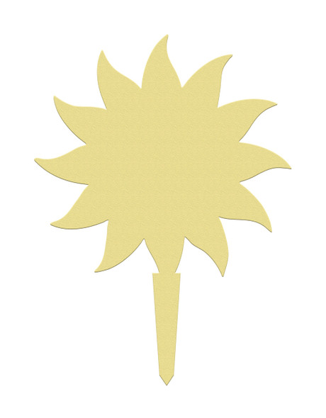 Unfinished outdoor DIY wooden yard art pattern sun sign