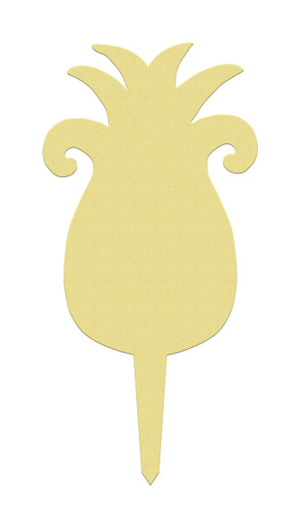 Unfinished outdoor DIY wooden yard art pattern pineapple sign