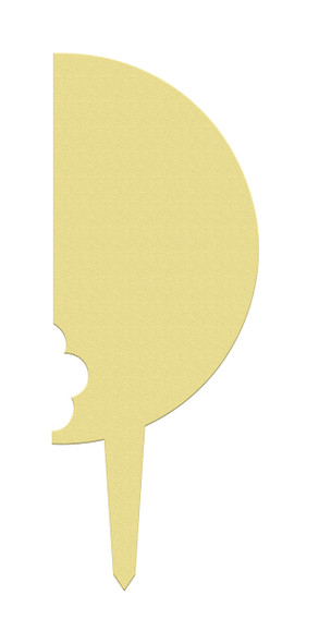 Unfinished outdoor DIY wooden yard art pattern watermelon sign