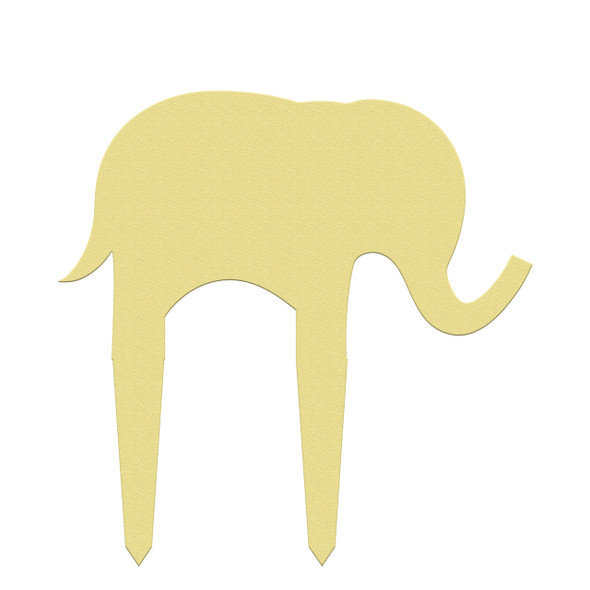 Unfinished outdoor DIY wooden yard art pattern cute elephant sign