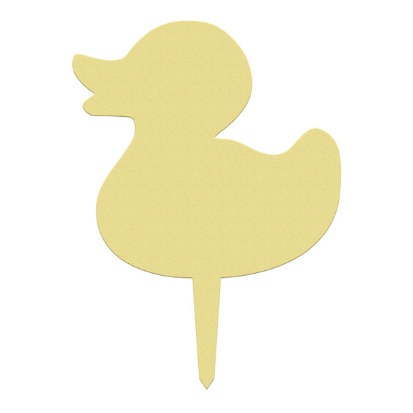 Unfinished outdoor DIY wooden yard art pattern rubber duck sign
