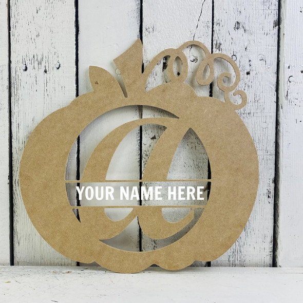 Buy Happy Harvest Cutout, Unfinished Pine Circle, Pumpkin Door Hanger