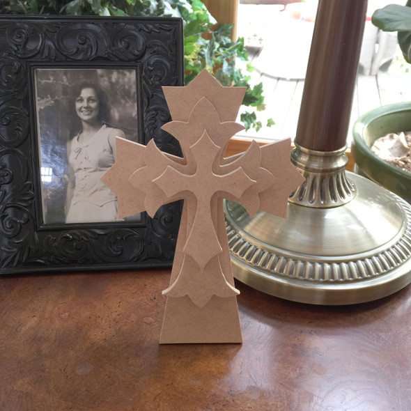 Unfinished Free Standing Cross Kit, #47
