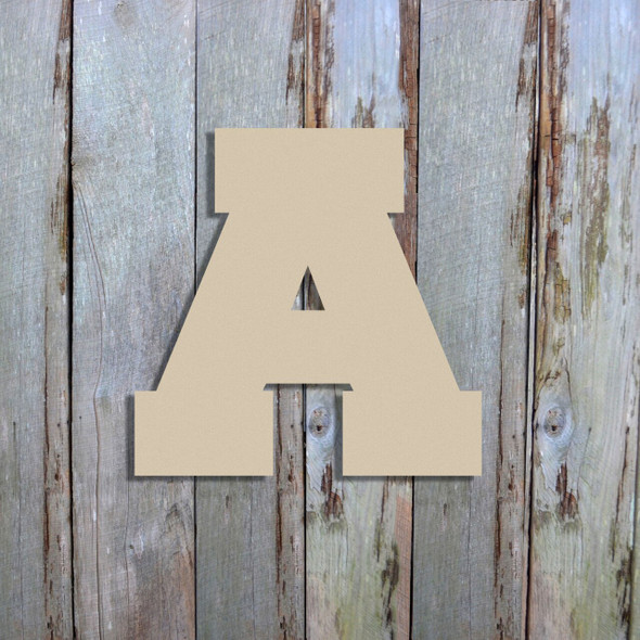 Unfinished Wooden Hanging Letters