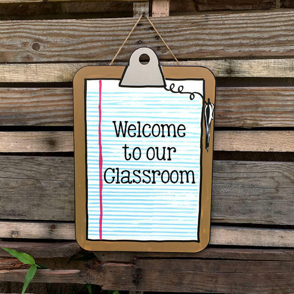 Clipboard Unfinished Cutout, Wooden Back to School Shape, Paintable Wooden MDF DIY Craft