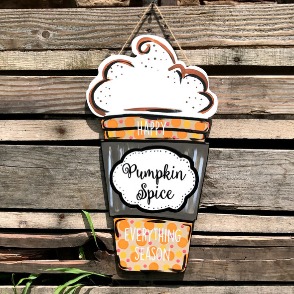 Pumpkin Spice Latte Unfinished Cutout, Wooden Shape, Paintable Wooden Pumpkin Spice Latte Unfinished Cutout, Wooden Shape, Paintable Wooden