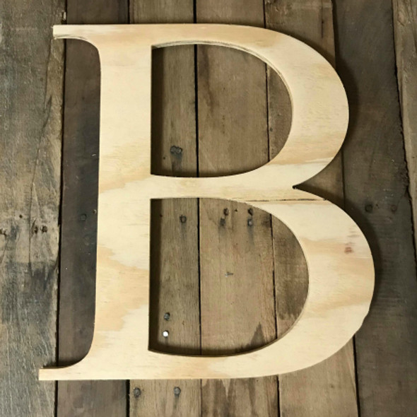 Wooden Pine Letters, Unfinished Wood Letter, DIY Times Font