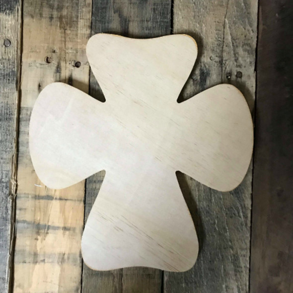 Wooden Wall Cross, Unfinished Wood Cross Craft, DIY Pine (22)