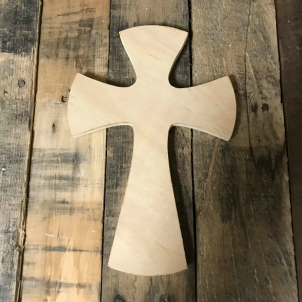 Blank Wooden Wall Cross, Wood DIY Cross, VBS Craft Pine (27)