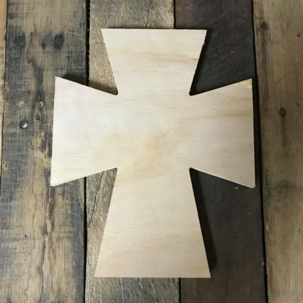 Unfinished Wooden Wall Hanging Cross, Wall Craft Pine (45)