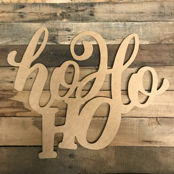 Ho Ho Ho, Alphabet Paintable DIY