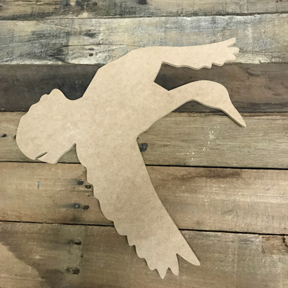 Wooden Duck Cutout, Wood MDF Shape, Craft Wood Shape